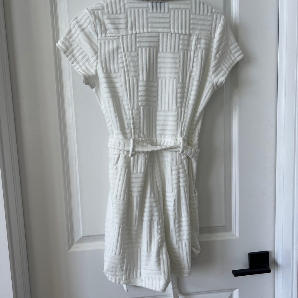 Hello Molly White Textured Jumpsuit - Picture 6 of 6
